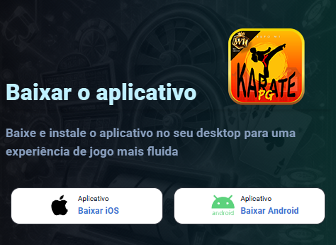 APP oficial da karatepg.com para mobile